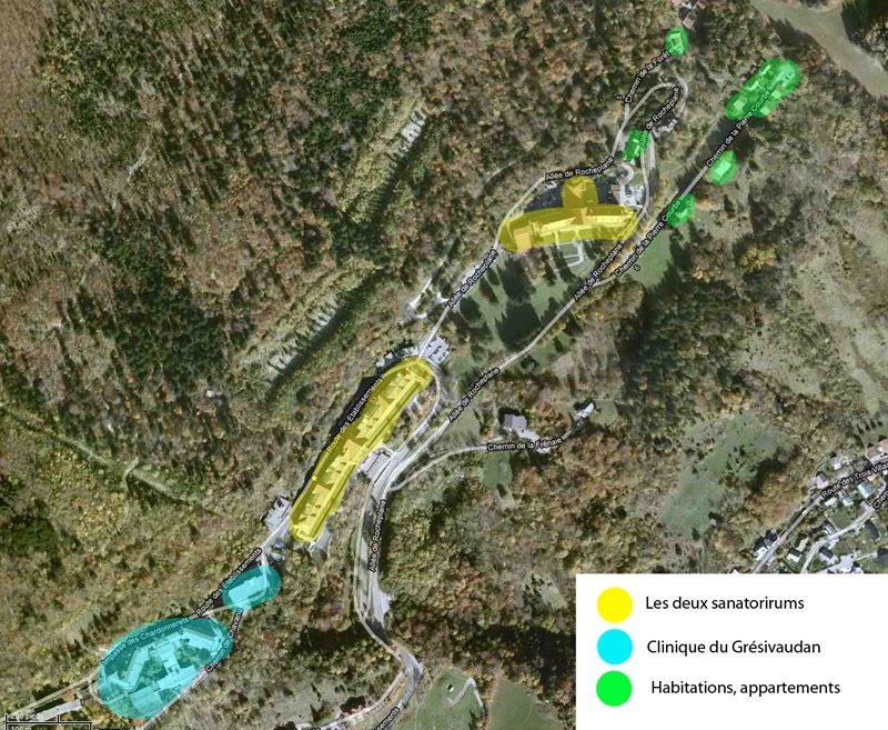 Site de Rocheplane - Carte