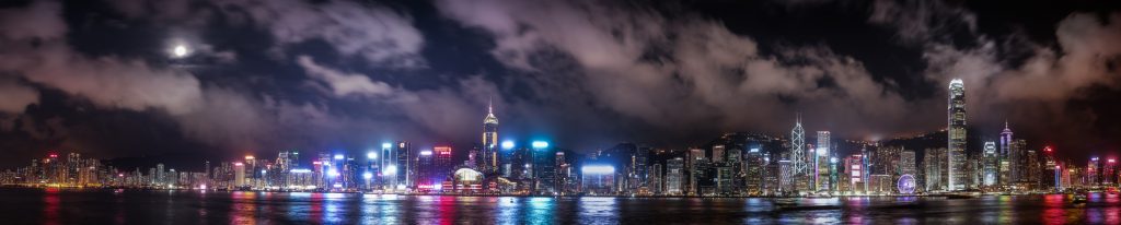 Baie de Kowloon à Hong Kong