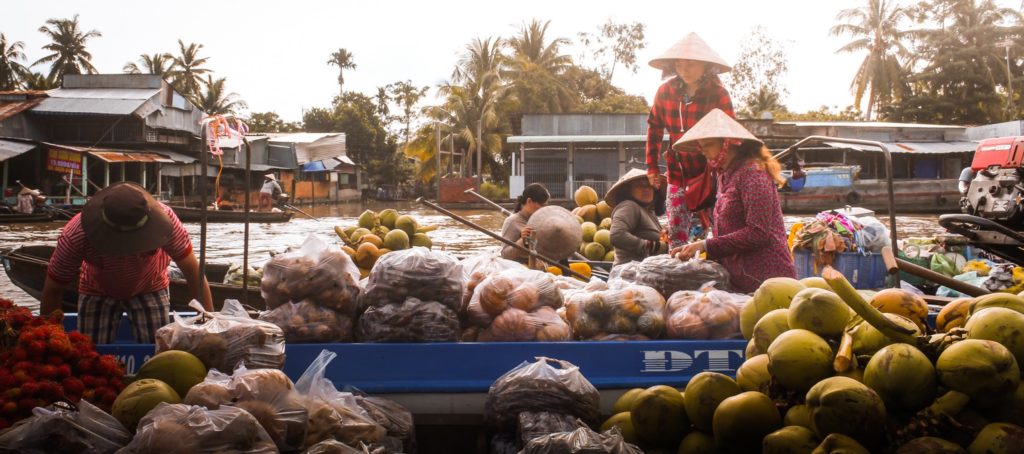 Marché flottant